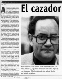 El cazador cazado  [artículo] Sonia Lira