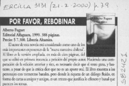 Por favor, rebobinar  [artículo] Gloria Guerra