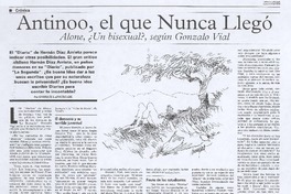 Antinoo, el que nunca llegó