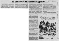 El escritor Silvestre Fugellie  [artículo] Marino Muñoz Lagos