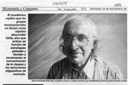 El poder del capital extranjero  [artículo] Mauricio Donoso