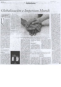 Globalización e imperium mundi