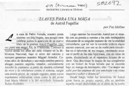 Llaves para una maga  [artículo] Paz Molina