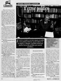 Un error político  [artículo] Delia Pizarro San Martín