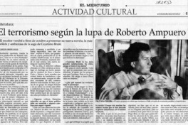 El terrorismo según la lupa de Roberto Ampuero  [artículo] Carolina Andonie Dracos