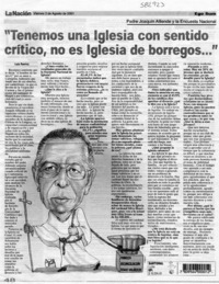 "Tenemos una Iglesia con sentido crítico, no es Iglesia de borregos"  [artículo] Leyla Ramírez