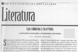 Las víboras y la crisis