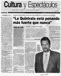 "La Quintrala está penando más fuerte que nunca"  [artículo] Willy Haltenhoff