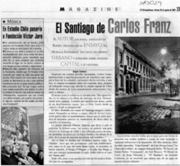 El Santiago de Carlos Franz  [artículo] Sergio Tanhnuz