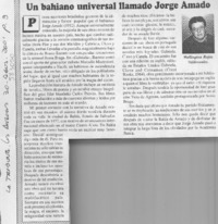Un bahiano universal llamado Jorge Amado