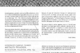 Metales pesado  [artículo] Leonardo Piña