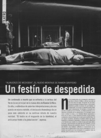 Un festín de despedida  [artículo] Francisco Aravena