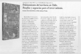 Ordenamiento del territorio en Chile