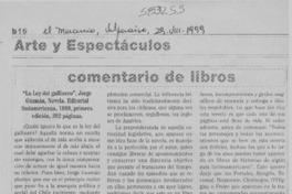 La ley del gallinero  [artículo] Antonio Rojas Gómez