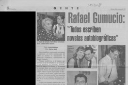 Todos escriben novelas autobiográficas  [artículo] Loreto Alcántara