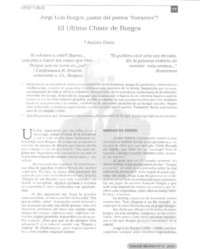 El último chiste de Borges