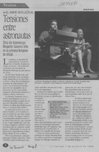 Tensiones entre astronautas  [artículo] Leopoldo Pulgar I.