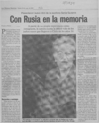 Con Rusia en la memoria  [artículo] Angélica Rivera
