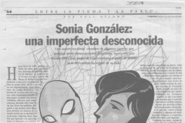 Sonia González, una imperfecta desconocida  [artículo] Poli Délano