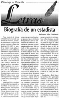 Biografía de un estadista