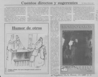 Cuentos directos y sugerentes  [artículo] Marino Muñoz Lagos