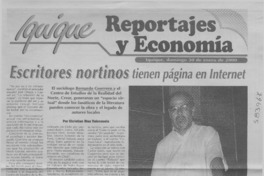 Escritores nortinos tenen página en Internet  [artículo] Christian Díaz Valenzuela