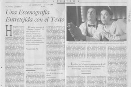 Una escenografía entretejida con el texto