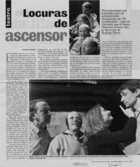 Locuras de ascensor  [artículo] Marcela de Pablo