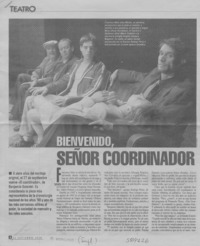 Bienvenido, señor coordinador  [artículo] Rocío Lineros