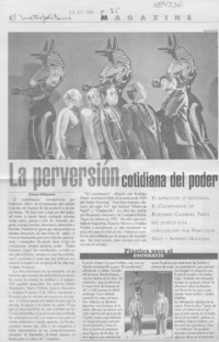 La perversión cotidiana del poder  [artículo] Ximena Villanueva