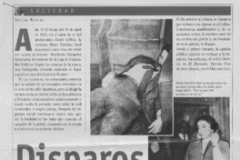 Disparos en el crillón  [artículo] Rodrigo Miranda