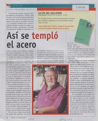 Así se templó el acero  [artículo] Camilo Marks