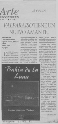 Valparaíso tiene un nuevo amante  [artículo] Félix Valdés