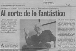 Al norte de lo fantástico  [artículo] Gerardo Cañas