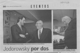 Jodorowsky por dos  [artículo] Marlen Jorquera A.