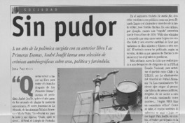 Sin pudor  <artículo> Irma Palominos