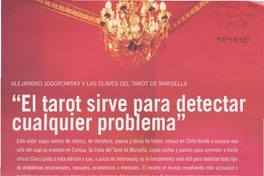 "El tarot sirve para detectar cualquier problema"