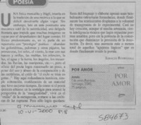 Por amor  [artículo] Ignacio Guerrero