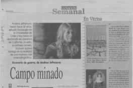 Campo minado  [artículo] Roberto Amaro