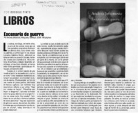 Escenarios de guerra  [artículo] Rodrigo Pinto