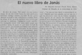 El nuevo libro de Jonás  [artículo] Eduardo Carrasco Rirard
