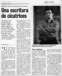 Una escritura de cicatrices  [artículo] Rodrigo Castillo