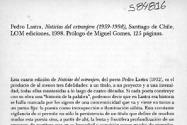 Noticias del extranjero  [artículo] Marcelo Pellegrini