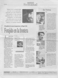 Forajido en la frontera  [artículo] Roberto Amaro