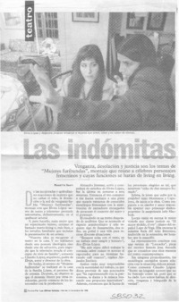 Las indómitas  [artículo] Marietta Santí