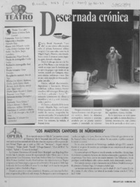 Descarnada crónica  [artículo] Italo Passalacqua C.