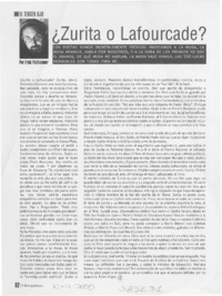 ¿Zurita o Lafourcade?  [artículo] Erick Pohlhammer