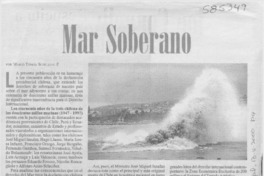 Mar soberano  [artículo] Mario Tomás Schilling