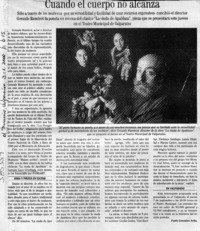 Cuando el cuerpo no alcanza  [artículo] Paula González Ávila