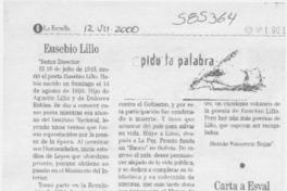 Eusebio Lillo  [artículo] Hernán Navarrete Rojas